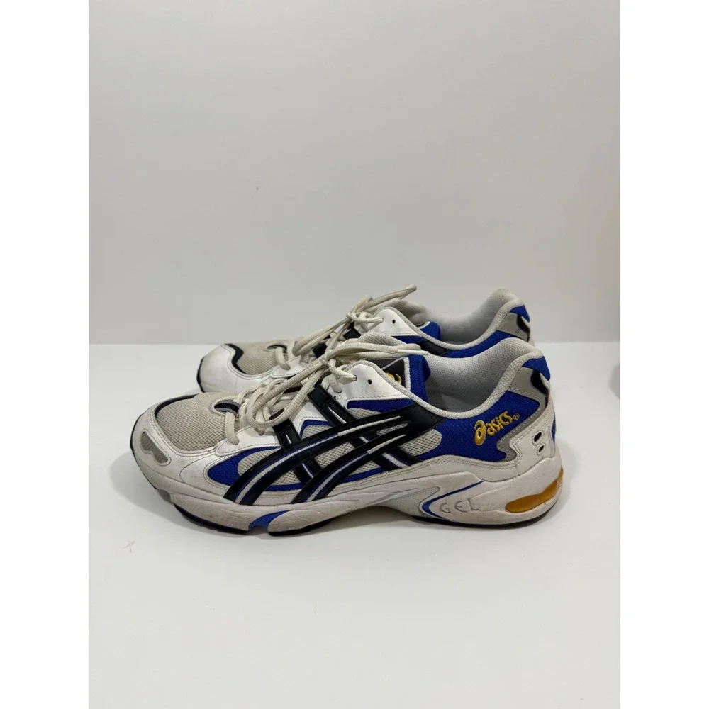 ASICS Gel-Kayano 5 OG Sneakers Mens 11 White Blue Good 1201B042 Running Shoes